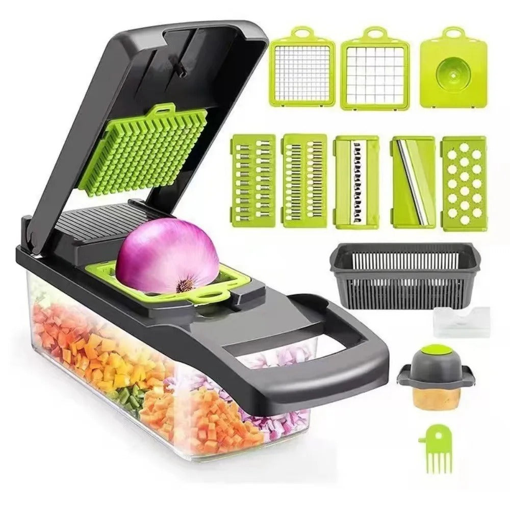 16 in 1 Multifunctional Vegetable Chopper Handle Food Grate Food Chopper Vegetable Slicer Dicer Cut Kitchen Items cocina tool