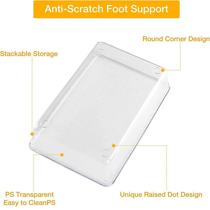 25Pcs Transparent Box Storage Organizer