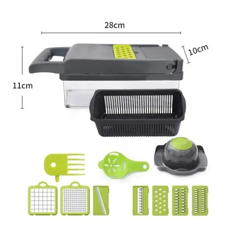 16 in 1 Multifunctional Vegetable Chopper Handle Food Grate Food Chopper Vegetable Slicer Dicer Cut Kitchen Items cocina tool